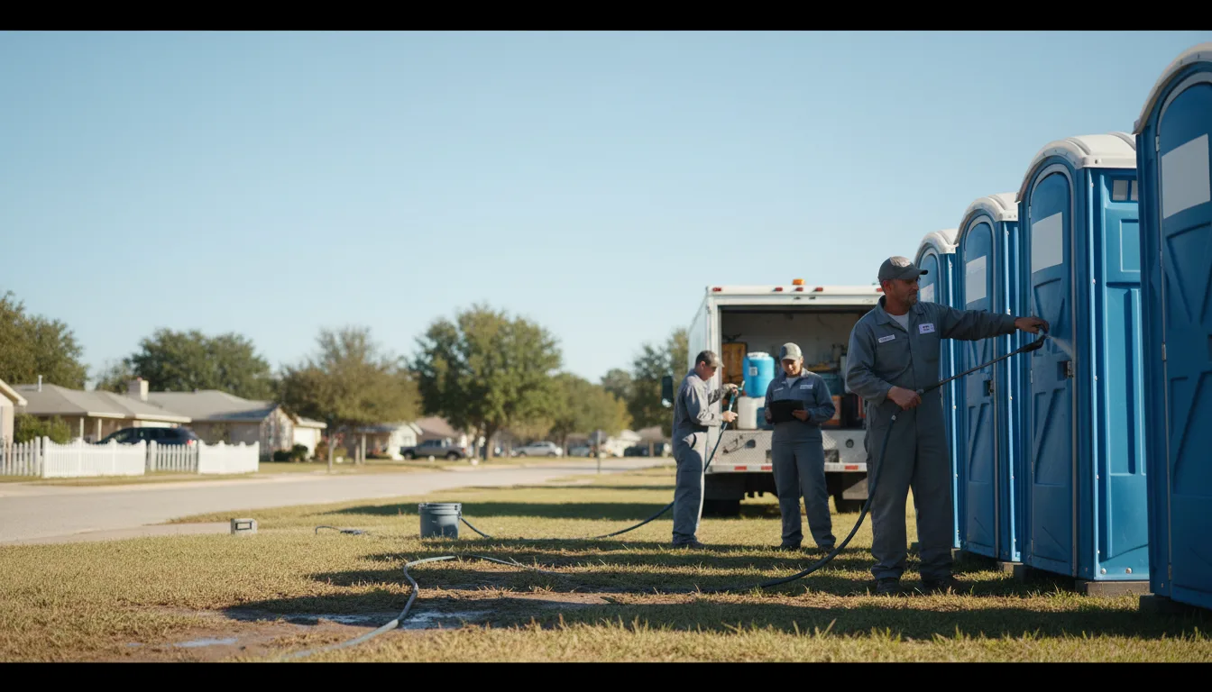 Long-Term Portable Toilet Rental in Sunset, SC near me